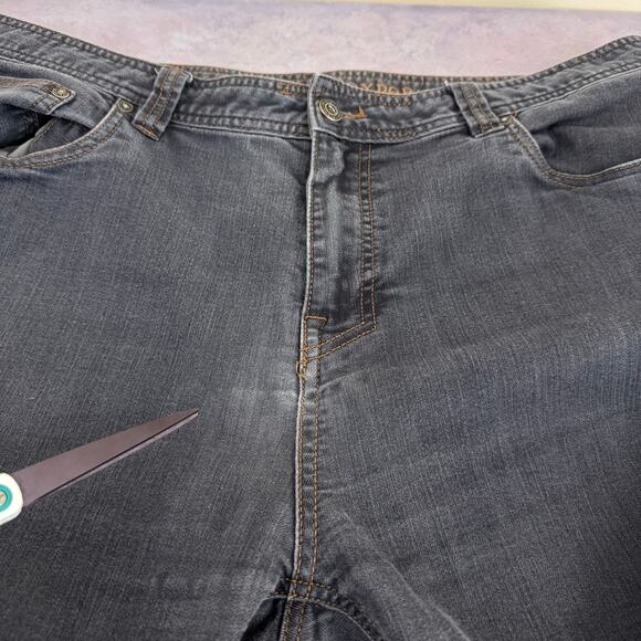 prAna Pants Mens 38x30 (Act 38x29) Slim Fit Stretch Faded Black Camping READ - Picture 7 of 13